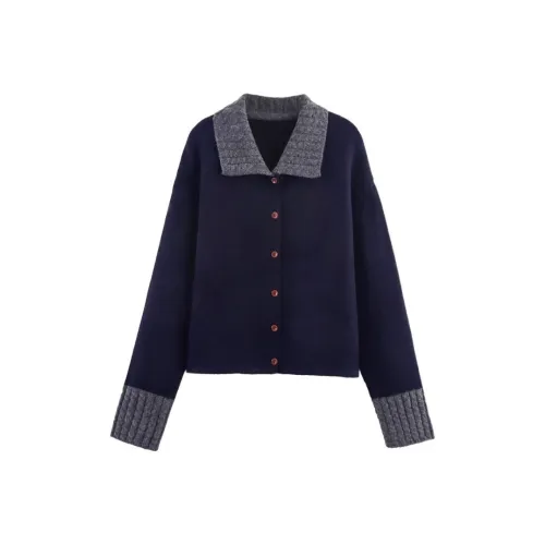 MORTEN SOLUM Темно-синий Синий Женский Трикотаж