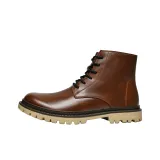 Коричневый с флисовой подкладкой