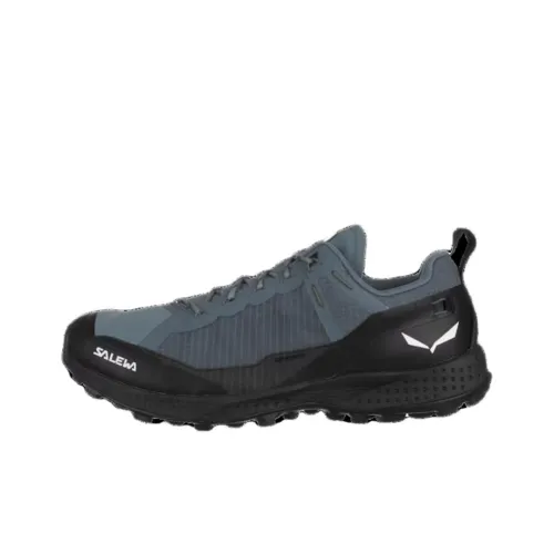 SALEWA PEDROC POWERTEX противоскользящие устойчивые к истиранию низкий топ кроссовки для тренировок мужские синий черный