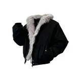 Чёрный (пуховик)