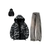 Black + Dark Gray [Флисовая подкладка]