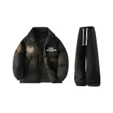 Чёрный + Чёрный Джинсы с Флисовой Подкладкой