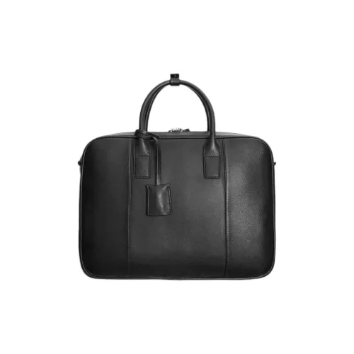 Сумка из коровьей кожи с полиэстером мужская черная совместный проект с ZARA