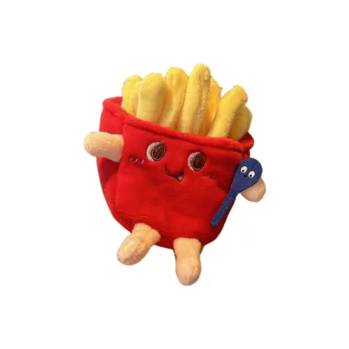 Mise Cute Cartoon Картофель фри Гамбургер Тост Плюшевый Брелок Длина Тела 8,5 см 12,5 см