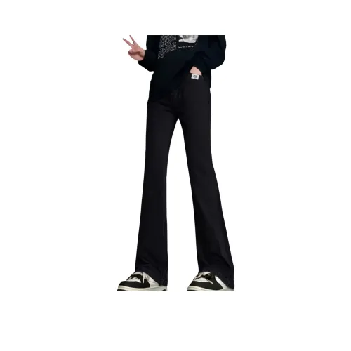 BLACK AT x [WEILALIUYEWANDAOKU] Джинсы Унисекс