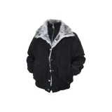 Чёрный Волчий Король (Пуховая куртка)