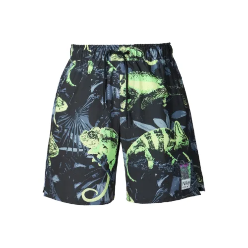 Nike Dri Fit Unlimited Studio '72 Повседневные шорты Мужские Взрыв Зеленый Желтый