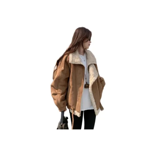 HKPXR Коричневый Женские пуховики