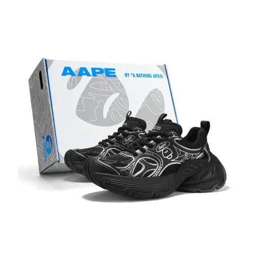 Aape Low Топ Толстая подошва Кроссовки Мужские