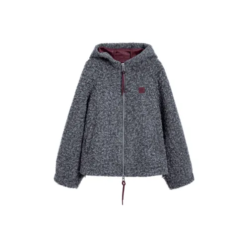 Desigual Серый Женские Бархатные Куртки