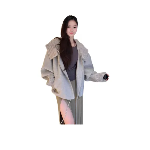 WICK BUEN Серый Женский Трикотаж