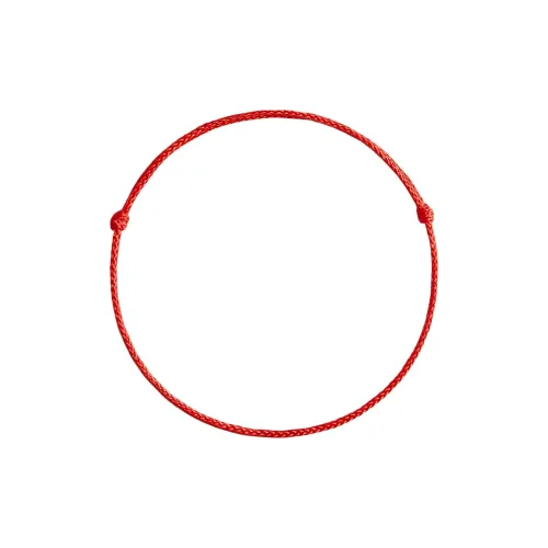 ZHENLI Хлопок Нефритовый Браслет Шнурки Женские Красный