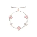 Браслет Клевер Розовый