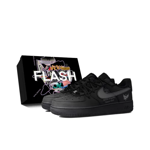 Nike Air Force 1 Night Attack Женские Включены Коробка Устойчивые к износу Низкие Кроссовки для Скейтбординга