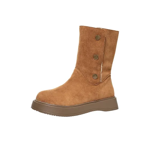 LUTAI 19cm Cool Snow Boots Women's