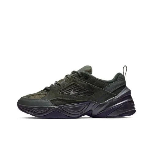 Nike M2K Tekno SP Sequoia Low Топ Толстая подошва Кроссовки Мужские Оливково-зеленые