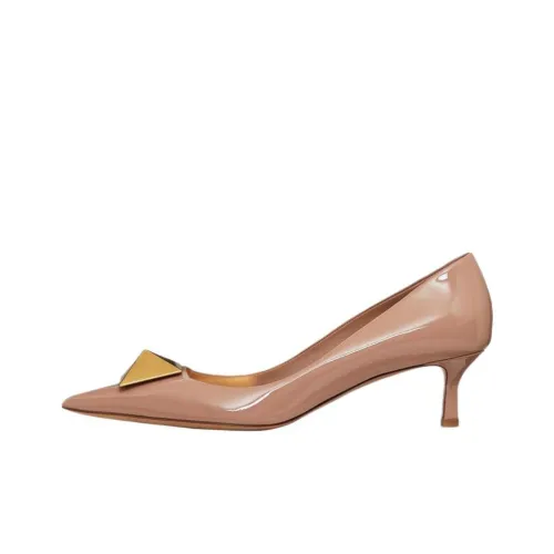 Valentino One Stud Узкий каблук Высокие каблуки 5 см Женские Розовый
