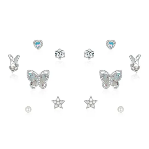 Серьги JUICY GRAPE с цирконием женские