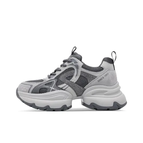 ST SAT Легкий Низкий Топ Толстая Подошва Кроссовки Женские