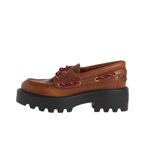 MIU MIU Новогодняя коллекция Лоферы Женские Коричневый