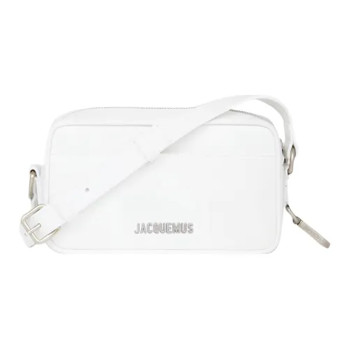 Jacquemus Smooth Calfskin Handheld Shoulder Bag Men's White