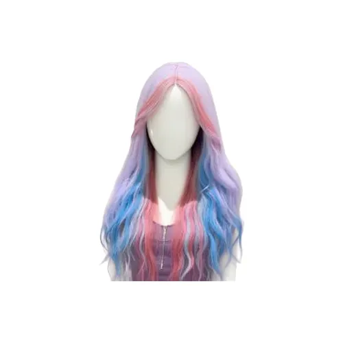 MEIZIYINGFA Харадзюку Мягкий Лолита Милый JK Радужный Длинный Кудрявые Волосы Парики
