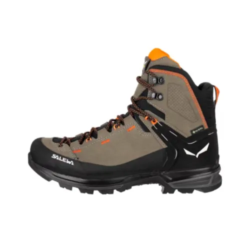 SALEWA Mountain Trainer 2 Дышащие и Износостойкие Носки Crew Outdoor Мужские Коричневые Черные