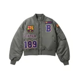 FCB/Небесный Серый [Съемный DIY Вышивка Логотип]