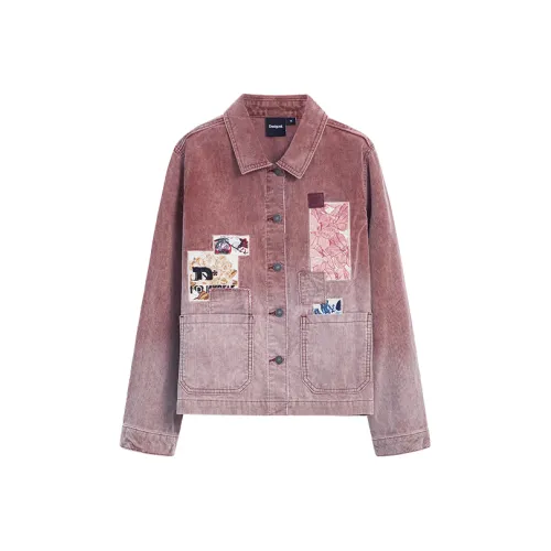 Desigual Винтажный Красный Женский Куртки