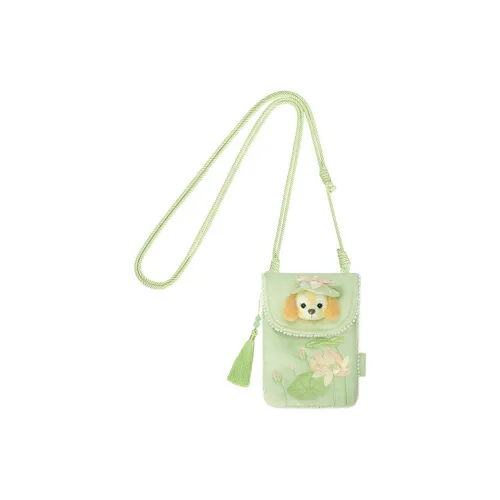 Disney Полиэстер Сумка через плечо с чехлом для телефона Женская Зеленая