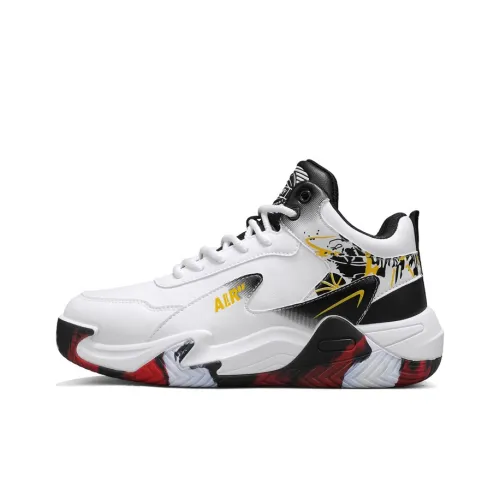 WAVECREST Амортизация Oтскок Устойчивость к истиранию Противоскользящие Высокие Баскетбольные кроссовки Мужские