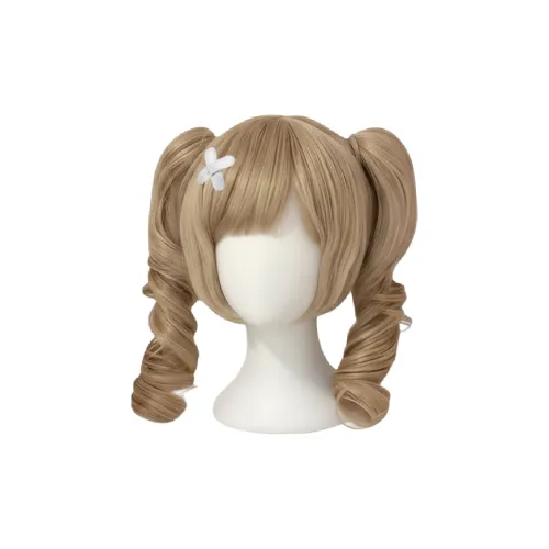 YOUXI Кукла Роман Кудрявый Волосы для Женских Лолита Золотой Милый Готовый товар Заколка-краб Волна Кудрявый