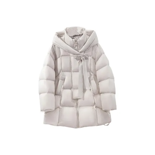 SIBAISHE Бежевый Женские Пуховики