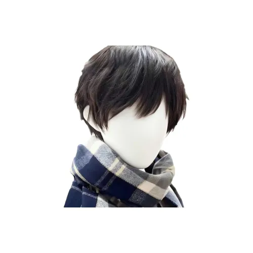 LIANXIANGKE Перука Мужская Короткая Волосы Черная Коричневая Матовая УНИВЕРСАЛЬНАЯ Косплей Корейский Стиль Полная Перука Высокотемпературная Пряжа