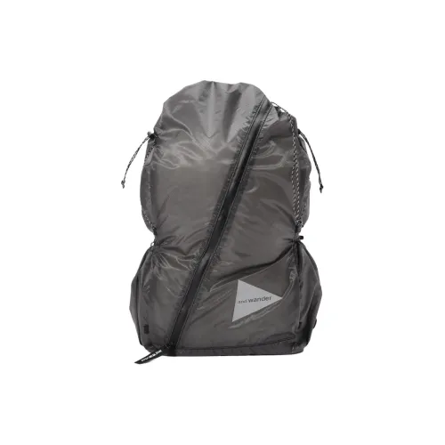 And Wander Nylon Рюкзак Унисекс Серый
