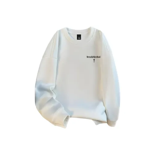 GOYN Белый Флисовый Подклад Свитшоты для школьников