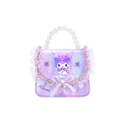 Sanrio Kulomi Искусственная кожа Сумка Стандартная Детская Фиолетовая
