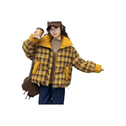 MUMUWU Желтый KIDS Утеплённые куртки