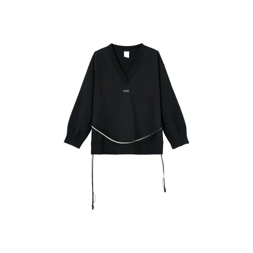 NIKE Черные Женские Свитшоты