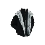 Чёрный Волчий Король (Хлопковый пуховик)