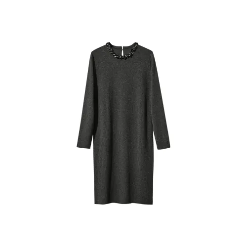 AMII Длинное платье с длинными рукавами женское