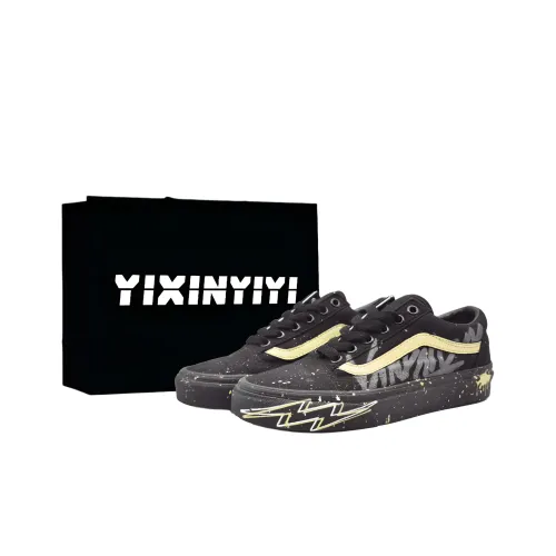 VANS Old Skool Low Топ Скейтборд Кроссовки Унисекс Оранжевый Желтый