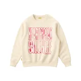 Абрикосовый свитшот с круглым вырезом