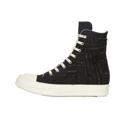 Rick Owens DRKSHDW Устойчивые к истиранию высокие кроссовки для скейтбординга женские черные