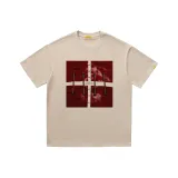 Топ цвета хаки с короткими рукавами