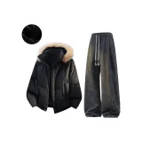 Чёрный+Чёрный [с флисовой подкладкой]