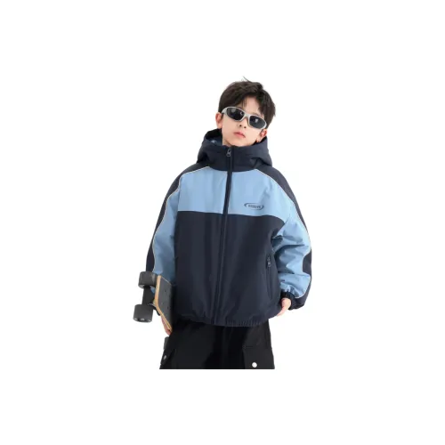 YALU Темно-синий школьный возраст утеплённые куртки