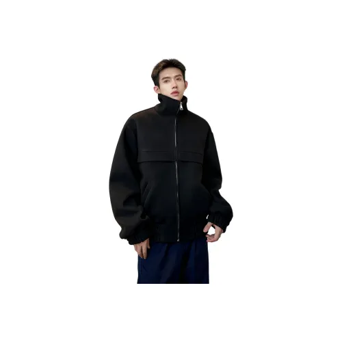 HUAXIAERNV Черный Унисекс Куртки