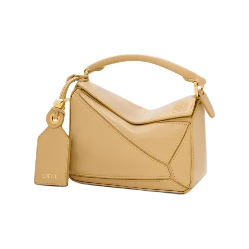 LOEWE Совместное издание Пазл Овчина Сумка Мини Женские Deep Масло