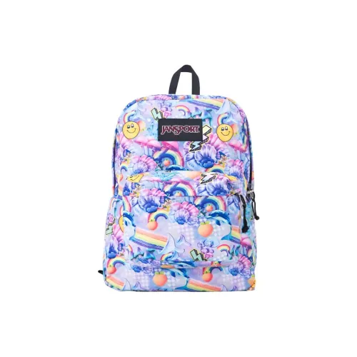 JanSport Полиэстер Рюкзак Средний Женский Синий